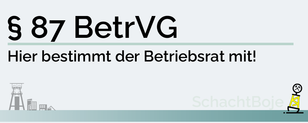 § 87 BetrVG